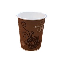 커피데이 테이크아웃컵 10온스 인쇄종이컵(커피브라운) 500개 300ml, 1박스