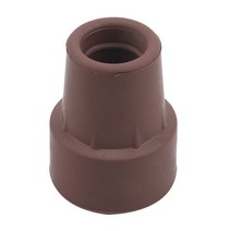 타투팔걸이 타투체어 타투의자 타투베드 1pc 19mm 고무 트레킹 폴 캡 워킹 스틱 발, 브라운 19mm