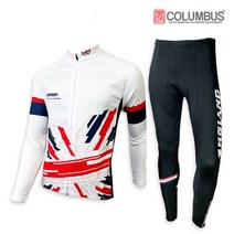[콜럼버스] 국가별 남성 긴팔 자전거의류 상하의세트 모음