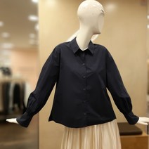 지컷 백 꼬임 셔츠 블라우스 7222160005 뉴코아일산