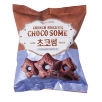 PEACOCK 피코크 초코썸 76g 초코별과자, 2개, 78g