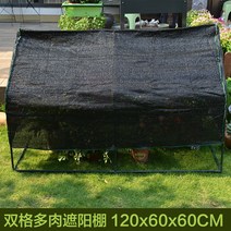 베란다 난 다육식물 미니 겨울 베란다 텃밭 가드닝 비닐하우스 에디션 로즈마리키우는법 식물 조립식 반려식물, 첨탑차양(가로120x세로60x높이60cm)