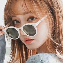 PG 심플뿔테선글라스 컬러 뿔테 패션선글라스 공용 자외선 안경