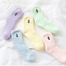 검은고양이 수면양말 탁텔 원사 겨울 보온 임산부양말