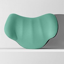 자동차 메모리폼 목 베개 뒷 경부 요추 지지 머리 받침 등 패드 사무실 인테리어 액세서리, [02] Green