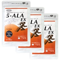 3개 세트 5-ALA EX 60립 네오파마 재팬제 5-ALA 사용 서플리먼트 3000mg(1알에 50mg 배합) 순국산 원료 5ala 성분 고배합 5-아미노레브린산 인산염