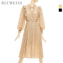 [블루레이스] 플라워프릴플리츠원피스_B2S1OP3221