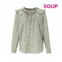 [SOUP] [숲] 프릴 꽃 블라우스(SWALSC1)
