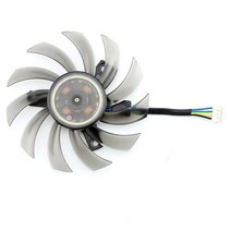 그래픽카드 ASUS MSI GTX 1050 TI Radeon Sapphire 6930 7850 550 770 Ti HD 비디오 카드 냉각용 4Pin T128, 01 1 FAN