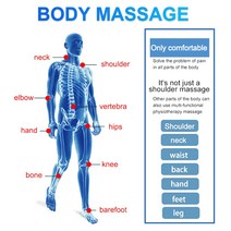 충격파 치료 기계 물리 장비 교정 간호 마사지 통증 완화 ED 바디 릴랙스 3in 1, 01 US Plug