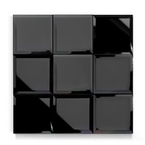 미러거울모자이크타일 면취 진흑경100mm(박스18장), 기본모자이크타일