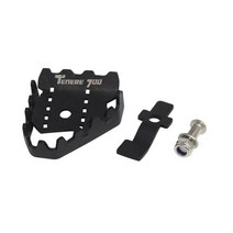 Telare-700 브레이크 페달 익스텐션 풋 페그 확대 패드 익스텐더 플레이트 야마하 테네레700 XTZ 700 XT700Z 용, [08] sliver T7