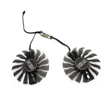 [해외] 95MM GTX 1080 쿨러 팬 FORPALIT EMTEK GTX1080 GAMEROCK 프리미엄 에디션 그래픽 카드 FD115H12S GAA8S2U 냉각 팬, AB 2PCS