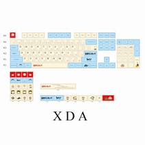 커스텀키보드 기계식 키보드 키캡순위 Kings 내마모성 133 키 PBT 사용자 정의 염료-하위 키 캡 기계식 키, 한개옵션2, 01 GW XDA 133KEYS, 한개옵션1