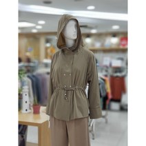 ab.f.z 후드넥 루즈 핏 허리 스트링 점퍼 afv3hu32h