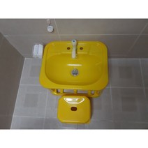 플라스틱 세면대 간이세면대 전원주택에 필요한 이동식 간편세면대 예쁜세면기 세숫대야 세트 (세면대+의자+거름망)