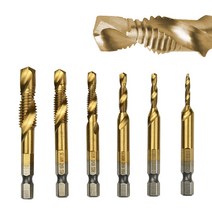 탭핑비트 골드 드릴탭세트 나사탭 홀가공 드릴 육각샹크, 탭핑비트-골드