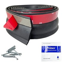 Universal Garage Door Threshold Seals Bottom Rubber Replacement weatherproofing Garage Door Weather, 10 Feet