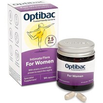OptiBac Probiotics Women 옵티박 프로바이오틱스 여성 비건 서플먼트 2.5 빌런 14 정
