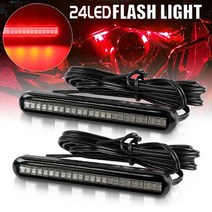 우리파파 화물차 대형차 파박이 싸이키 스트로브 24V 24 LED PB-04, 1개, NO.1 레드