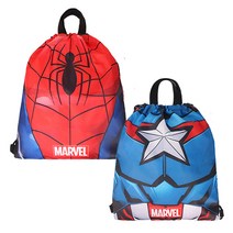 마블 보조가방 스파이더맨 캡틴아메리카 아이언맨 축구화 가방 신발주머니 실내화 주머니 농구화 가방 야구화 가방