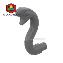 10Pcs 벽돌 28588 뱀 호환 MOC 블록 부품 DIY Assmble 입자 빌딩 교육 키즈 완구, Dark gray-199