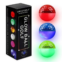 Crestgolf 골프공 (빨강/파랑/녹색), 빨강 + 파랑 + 녹색  3pcs