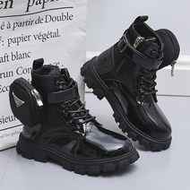 승마부츠 여성 남성 말 남녀공용 신발 승마부츠 신제품 오토바이 발목 부츠 웨지 레이스업 플랫폼 여성용, 01 26, 07 children black_01 26