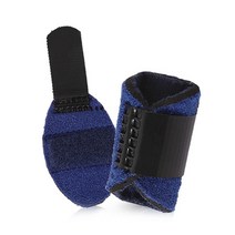 손가락부목 손가락아대 보호대 교정 깁스 조정 가능한 손가락 부목 버팀대 내장 알루미늄 합금 모든 손가락 힘줄 릴리스 앰프용 망치 손가락 버팀대 통증 완화, 1pc 블루