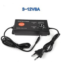 3-24V36V 2.5A 90W 12V8A 조정 가능한 어댑터 디스플레이 화면 28V30V3A 범용 충전기 어댑터 led 빛 노트북, 3-12V8A 90W_미국