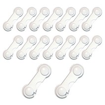 리빙준 서랍잠금장치, 16개, 화이트