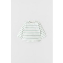 자라 베이비 ZARA BABY 스트라이프 티셔츠 - 그린 239560