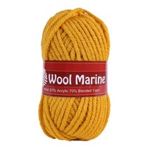 마마니트 10+1 울마리나실 / 울마리나털실 / 신생아모자뜨기실, 714 머스타드