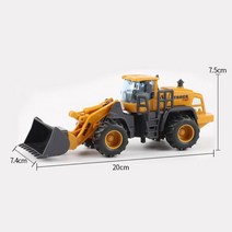다이캐스트 중장비 Children's Gift Engineering Vehicle Diecast Plastic Forklift Toy Car Models In, 09 9