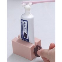치약짜개 욕실용품 알뜰치약 세면도구 튜브짜개 깔끄미 파스텔컬러4종, 핑크