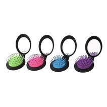 휴대용 간편 미니 빗거울세트-랜덤색상발송 콤팩트