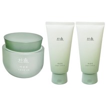 한율 어린쑥 수분진정크림 50ml + 클렌저 50ml x 2개