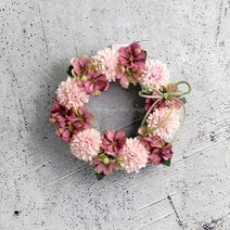 포유더샵 퐁퐁리스 조화 리스 납골당장식, 퐁퐁리스-소-버건디