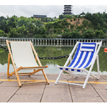 썬베드 테라스 비치 선베드 수영장 야외 태닝, 블루 스트라이프