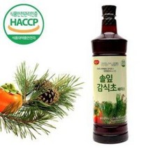 솔잎 감식초 농축액 1050ml (액기스 과즙 베이스시럽, 1개