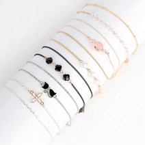 데일리 디자인 체인 마스크스트랩 9종 안경줄 겸용 마스크목걸이 일회용마스크 마스크가드 마스크줄, 진주 투명 스톤