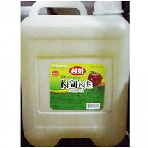 대용량 삼화 사과식초 15L 벌크 말통 발효 리터 업소용 대형 큰 납품용 식당, 1개, 상세페이지 참조