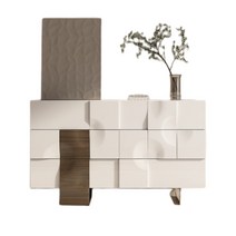 수납장 원목 낮은 선반 수납정리함 가구 거실 서랍장 인테리어, G.1미터(짙은 회색)