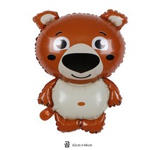 [예쁨주의지호] AM_대형 동물풍선 모음 / 돼지/강아지/병아리/팬더/냐옹이/오리/곰돌이, AM_동물의 숲 대형풍선_곰