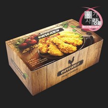 치킨 박스 마닐라지 닭강정 포장 푸드 상자 대 200개
