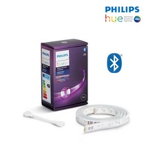[ PHILIPS 코리아 공식판매점 ] 필립스 휴 HUE 라이트 스트립 플러스 4세대 2M 블루투스 지원, 휴 라이트스트립 플러스 4세대_1M(연장용)