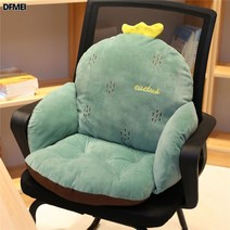 DFMEI 당근 쿠션 공룡 반포위 방석 홈 소파 방석 사무실 낮잠 방석, 그린 선인장 반 포위 방석
