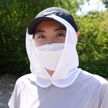 자외선차단 냉감소재 위즈맥스 쿨링라이트 캡 선가드 여름 햇빛가리개, 블루