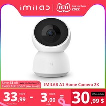 홈캠 가정용 cctv 스마트폰 홈 imilab 019 ip 카메라 2k 1296p mi, 64G TF 카드 추가, 협력사, 영국 플러그