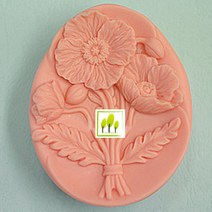 [ 비누나무] 두송이꽃수제몰드